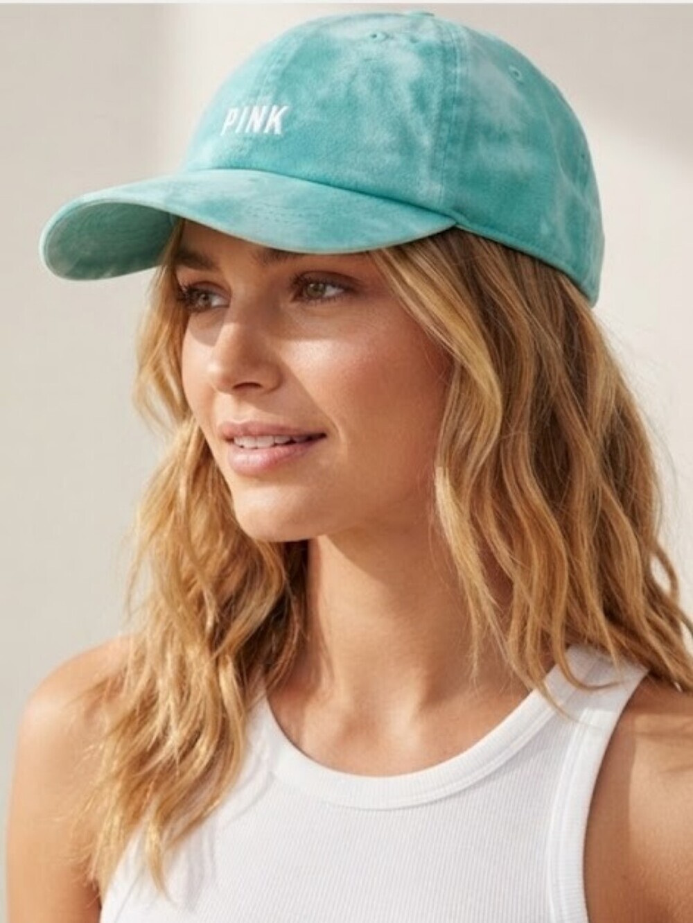 Victoria's Secret PINK Baseball Hat Cap Cupid Blue Breeze One Size
